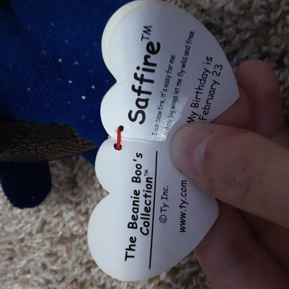 2018 Saffire Beanie Boo - Picture 3 of 4